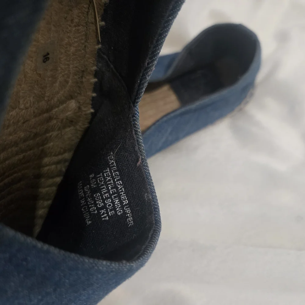 Tory Burch Blue and Black Espadrilles - Picture 2 of 7